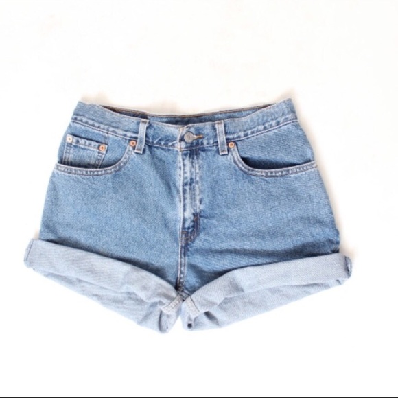 Vintage High Waisted Levi Shorts - Picture 2 of 2